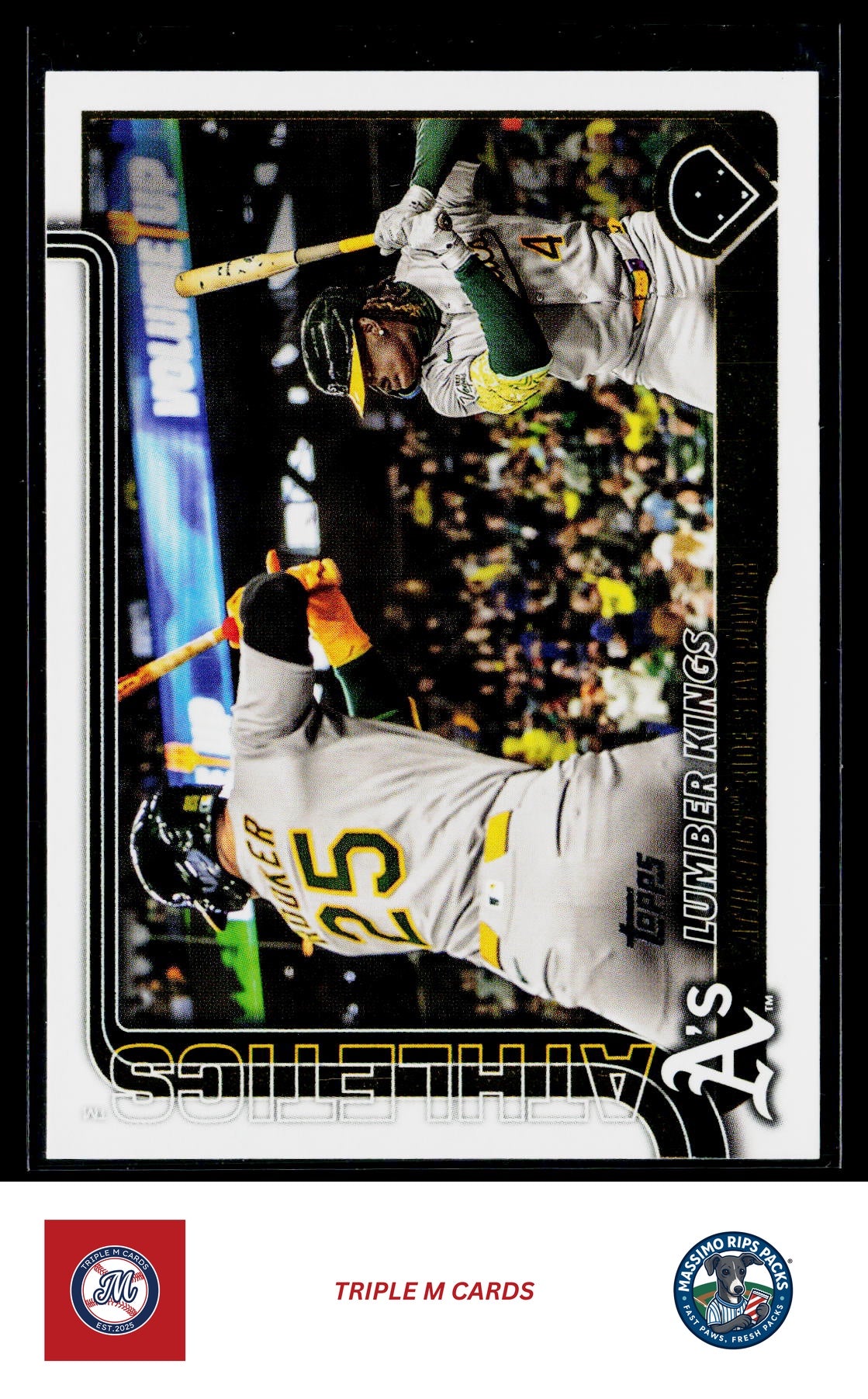 2025 Topps Update #US80 Lumber Kings (Lawrence Butler / Brent Rooker)
