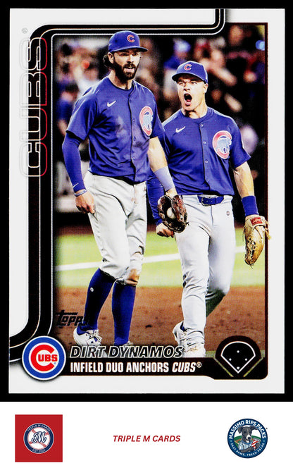 2025 Topps Update #US309 Dirt Dynamos (Dansby Swanson / Matt Shaw)