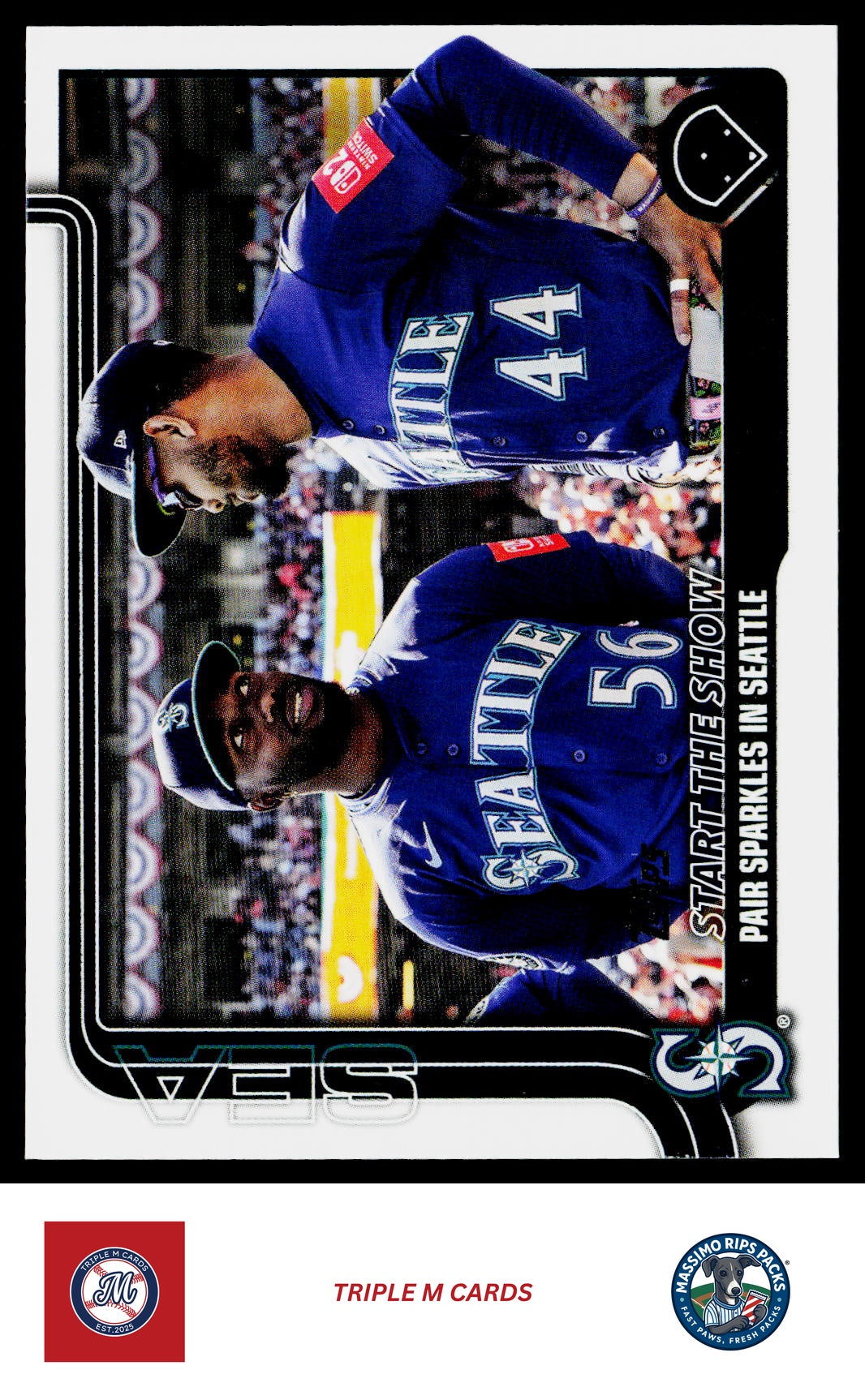 2025 Topps Update #US244 Start The Show (Julio Rodríguez / Randy Arozarena)