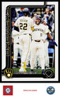 2025 Topps Update #US233 Crew Missiles (Christian Yelich / Jackson Chourio)