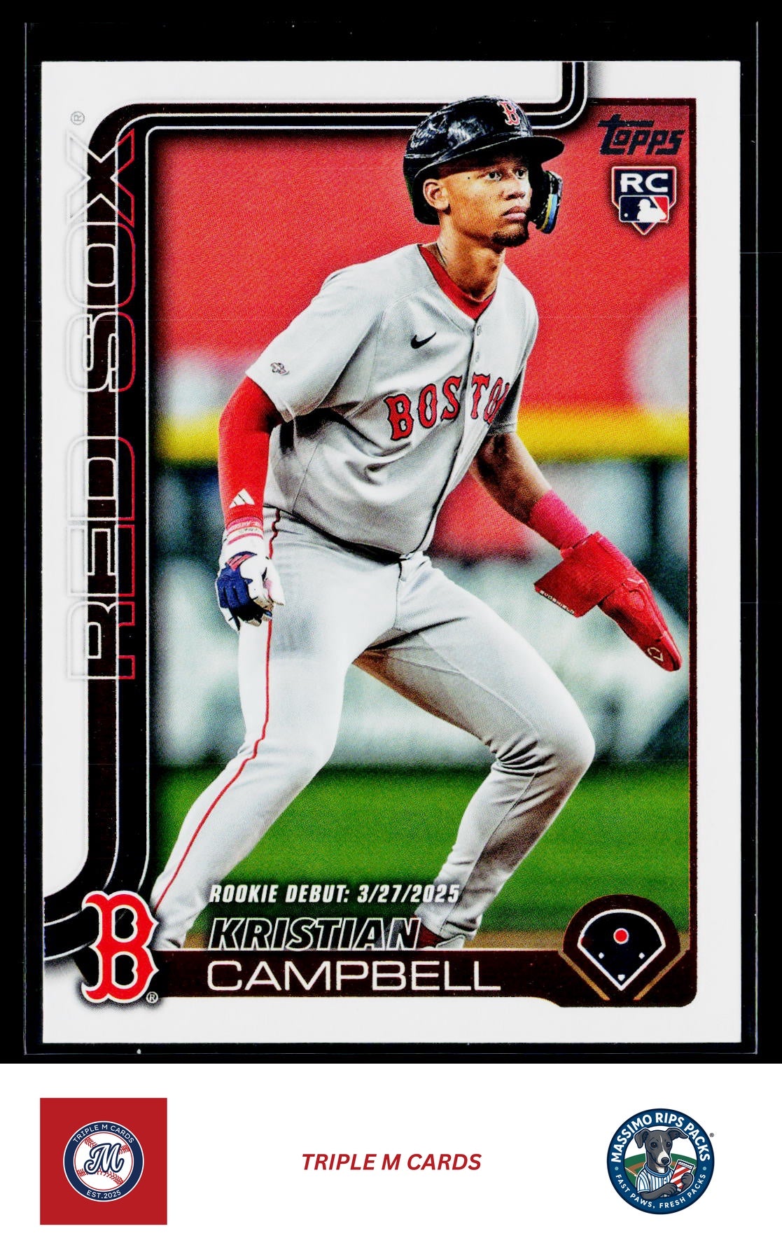 2025 Topps Update #US129 Kristian Campbell