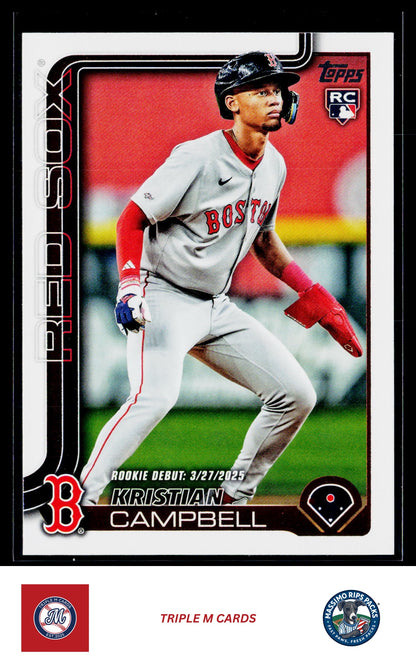 2025 Topps Update #US129 Kristian Campbell