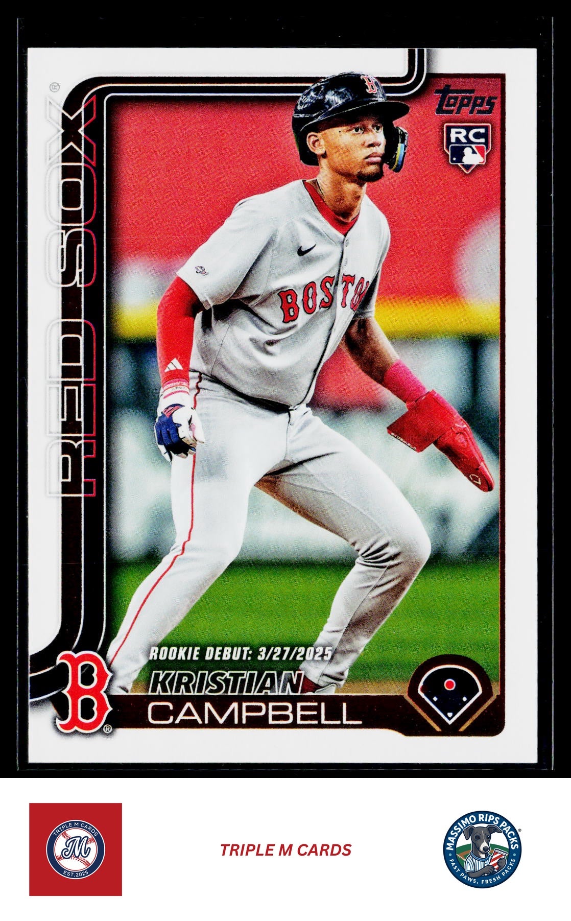 2025 Topps Update #US129 Kristian Campbell