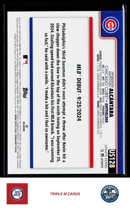 2025 Topps Update #US128 Kevin Alcántara