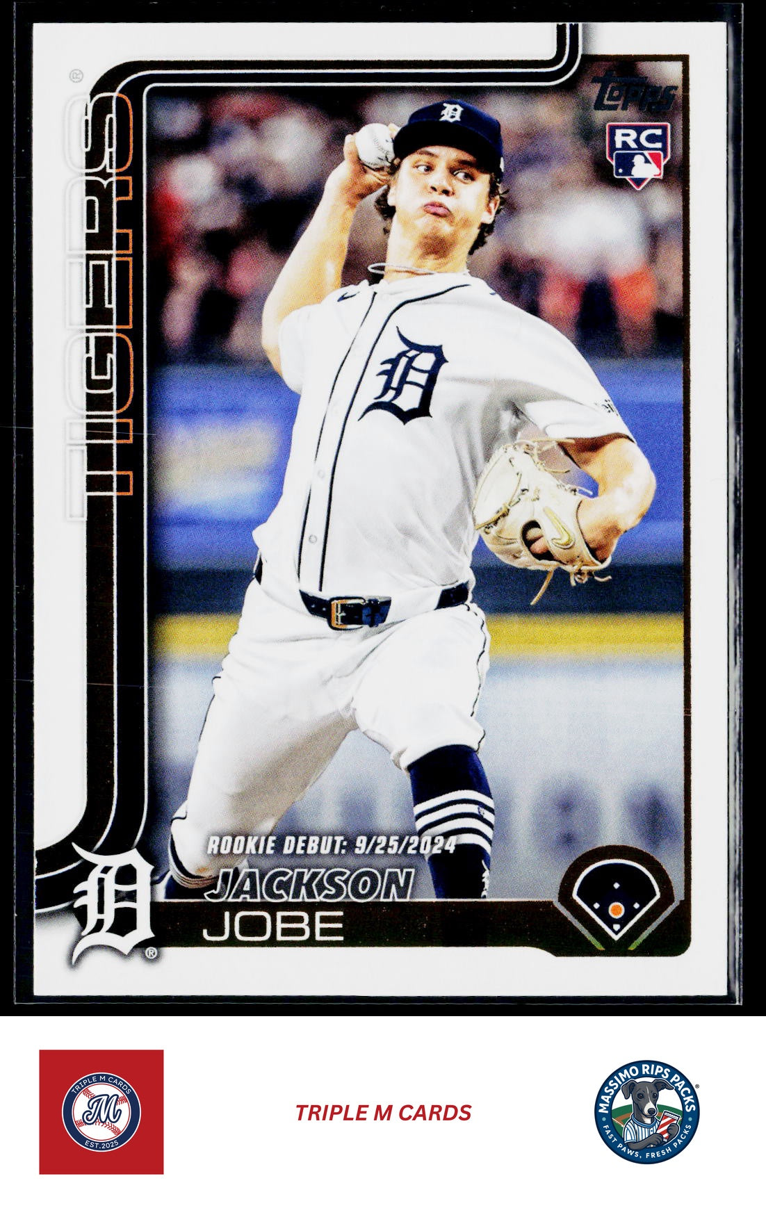 2025 Topps Update #US193 Jackson Jobe