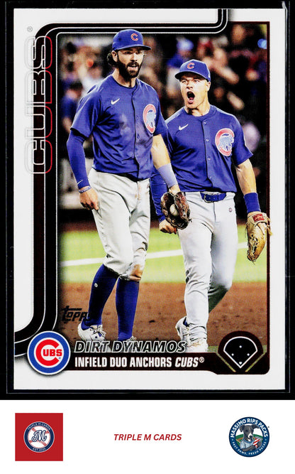 2025 Topps Update #US309 Dirt Dynamos (Dansby Swanson / Matt Shaw)