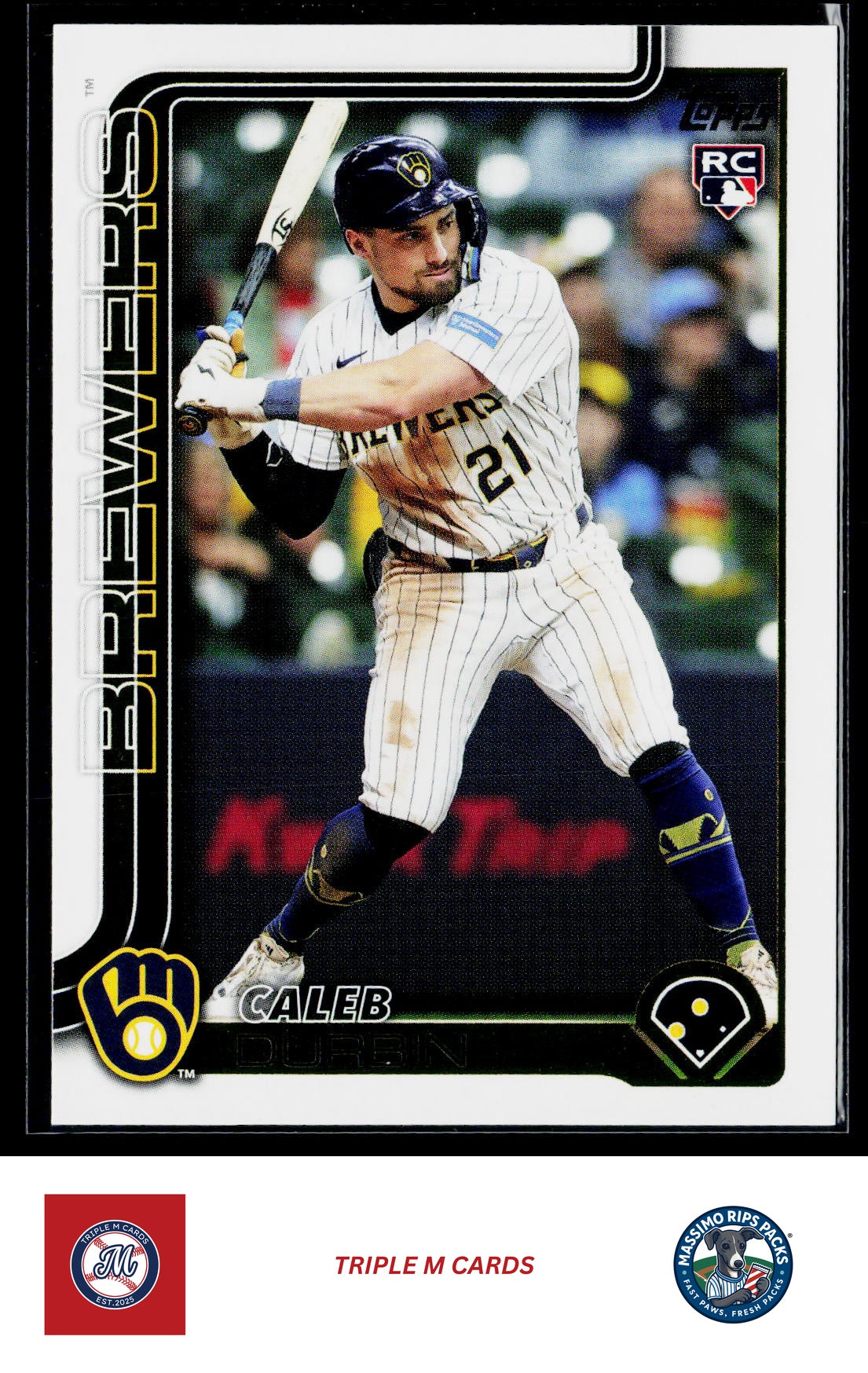 2025 Topps Update #US170 Caleb Durbin