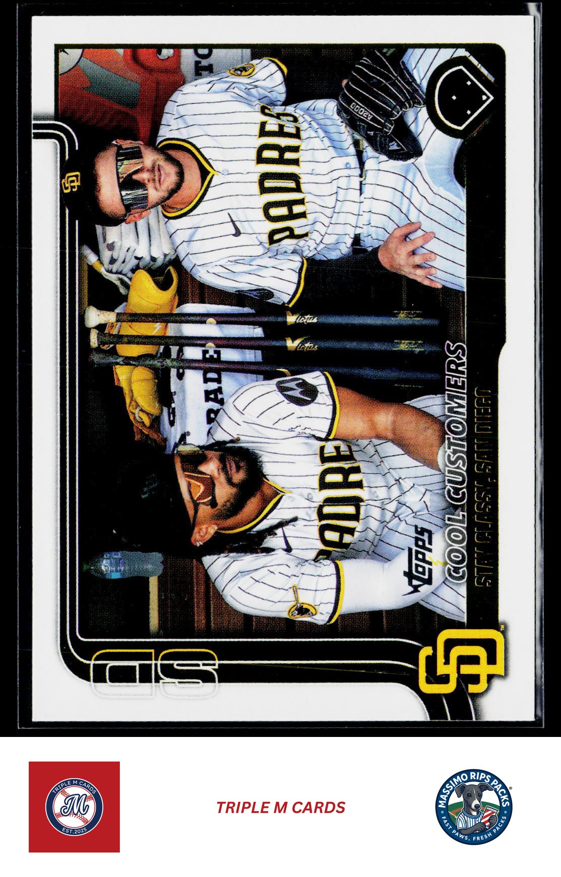 2025 Topps Update #US221 Cool Customers (Jackson Merrill / Fernando Tatis Jr.)
