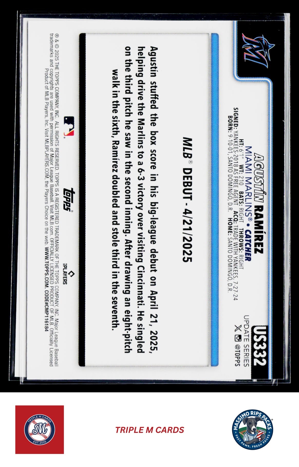 2025 Topps Update #US325 Edgar Quero