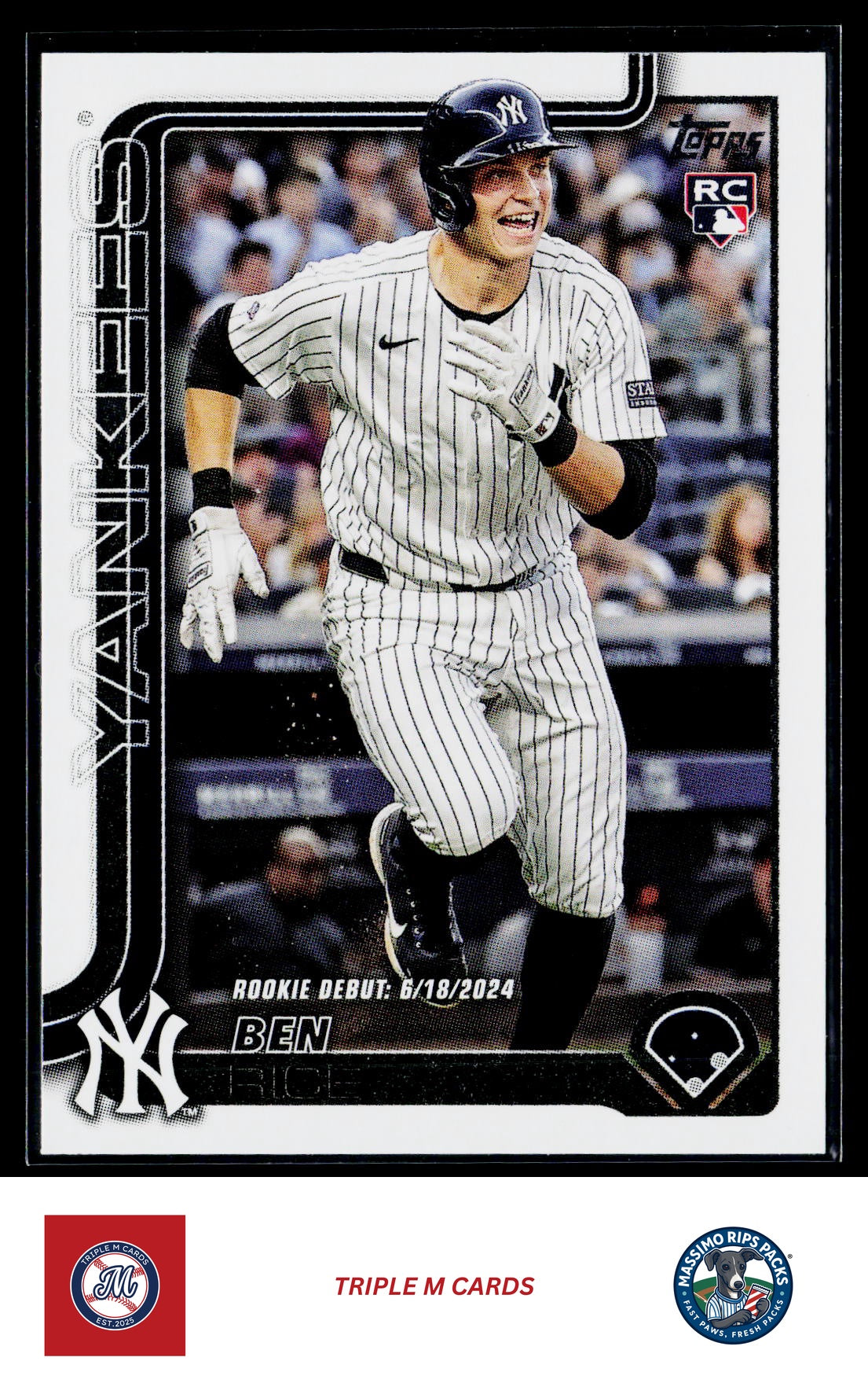2025 Topps Update #US25 Ben Rice