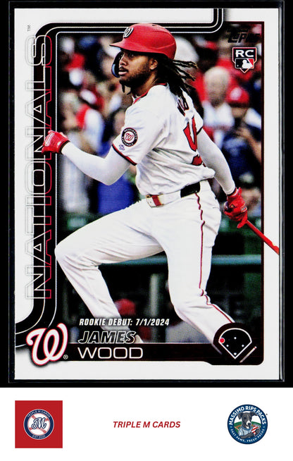 2025 Topps Update #US218 James Wood