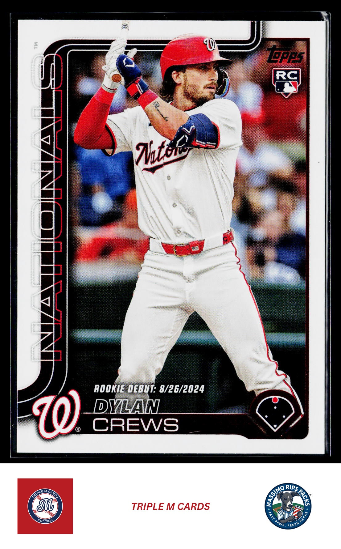 2025 Topps Update #US223 Dylan Crews