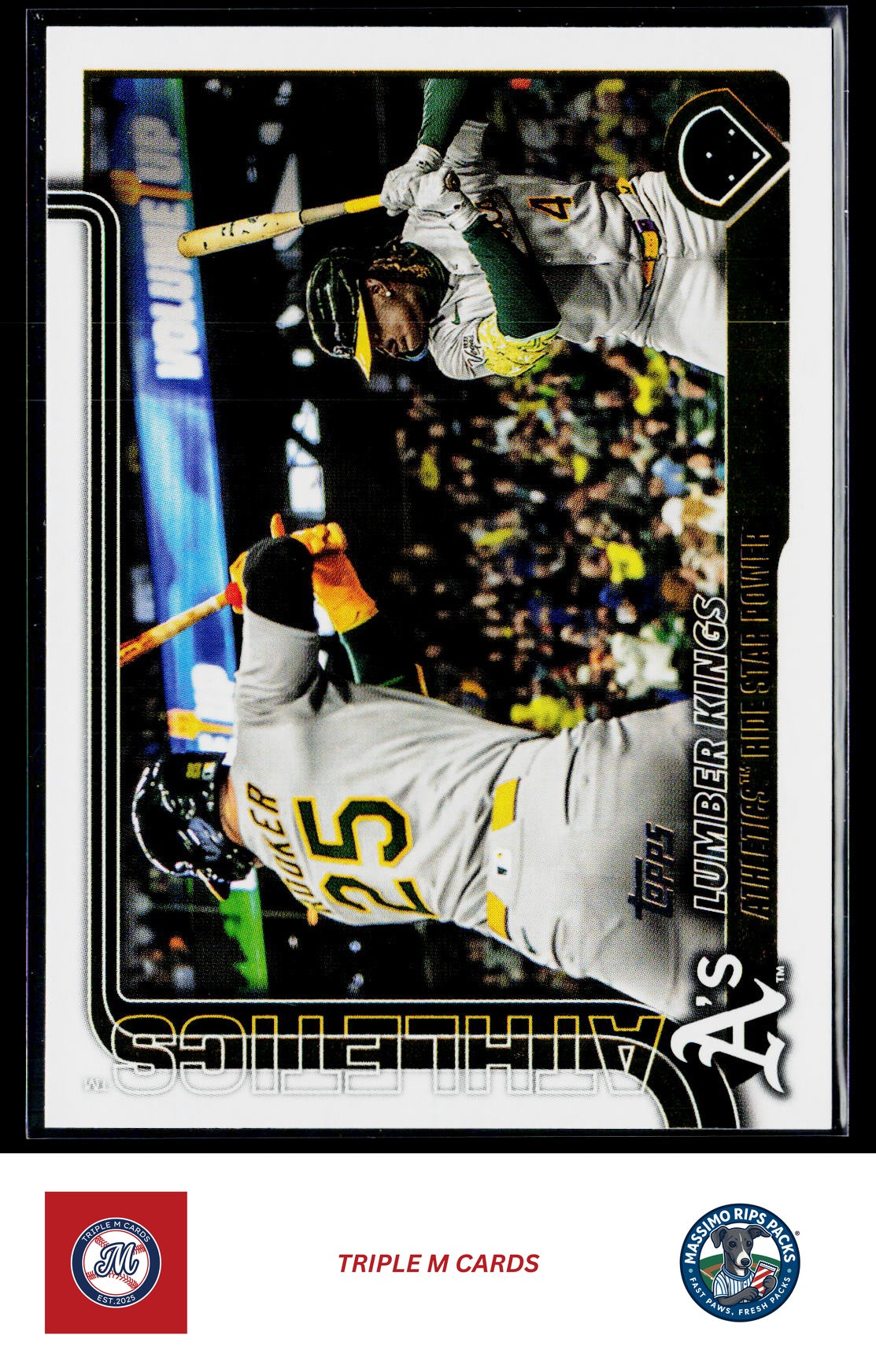 2025 Topps Update #US80 Lumber Kings (Lawrence Butler / Brent Rooker)