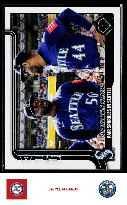 2025 Topps Update #US244 Start The Show (Julio Rodríguez / Randy Arozarena)