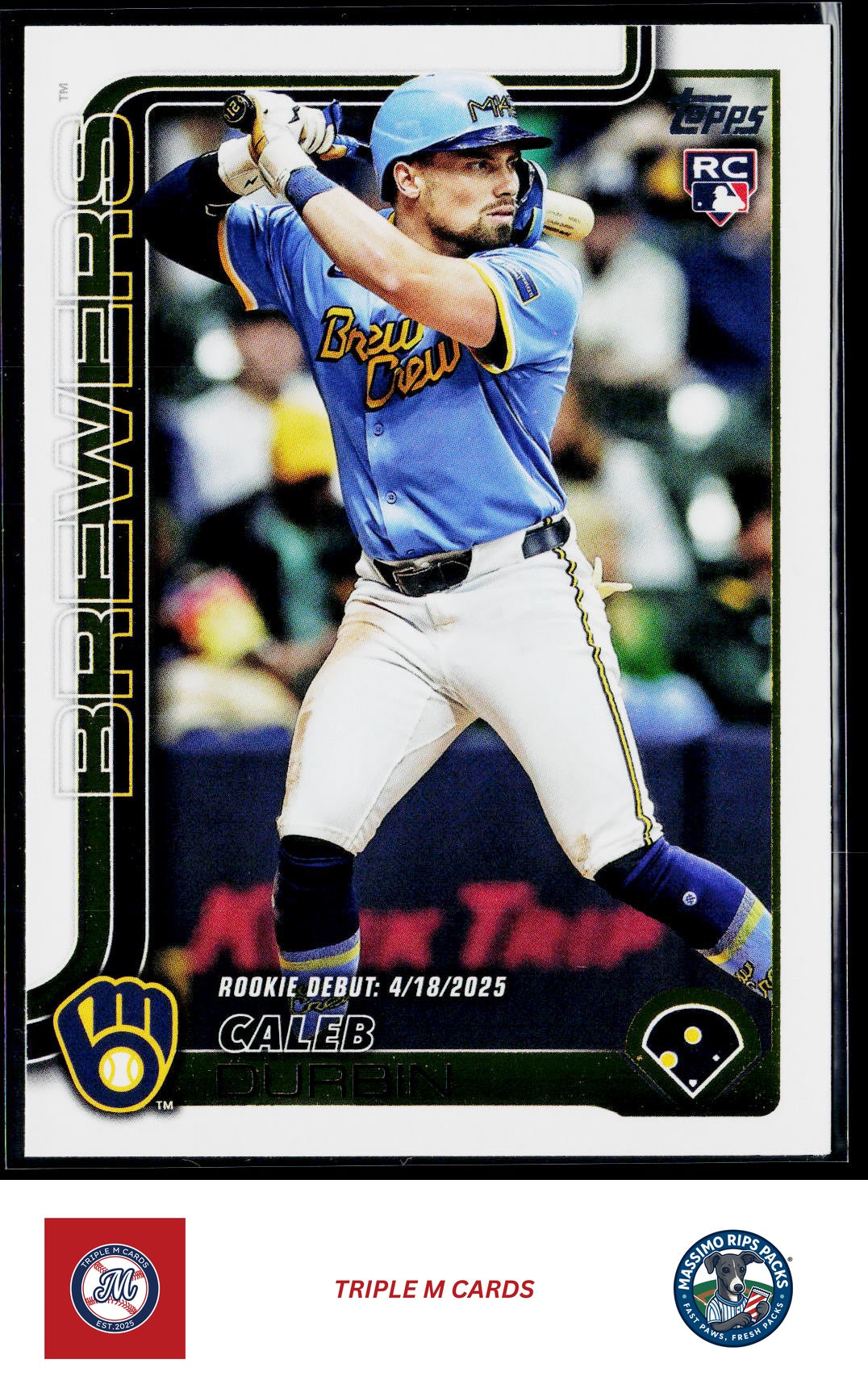 2025 Topps Update #US59 Caleb Durbin