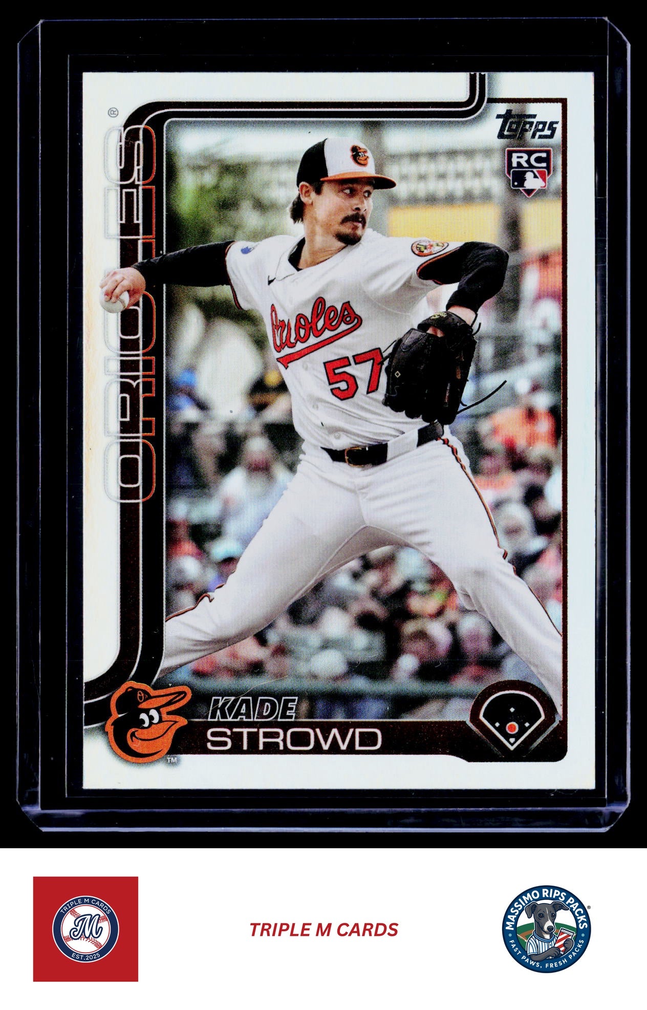 2025 Topps Update #US146 Kade Strowd Holo Foil