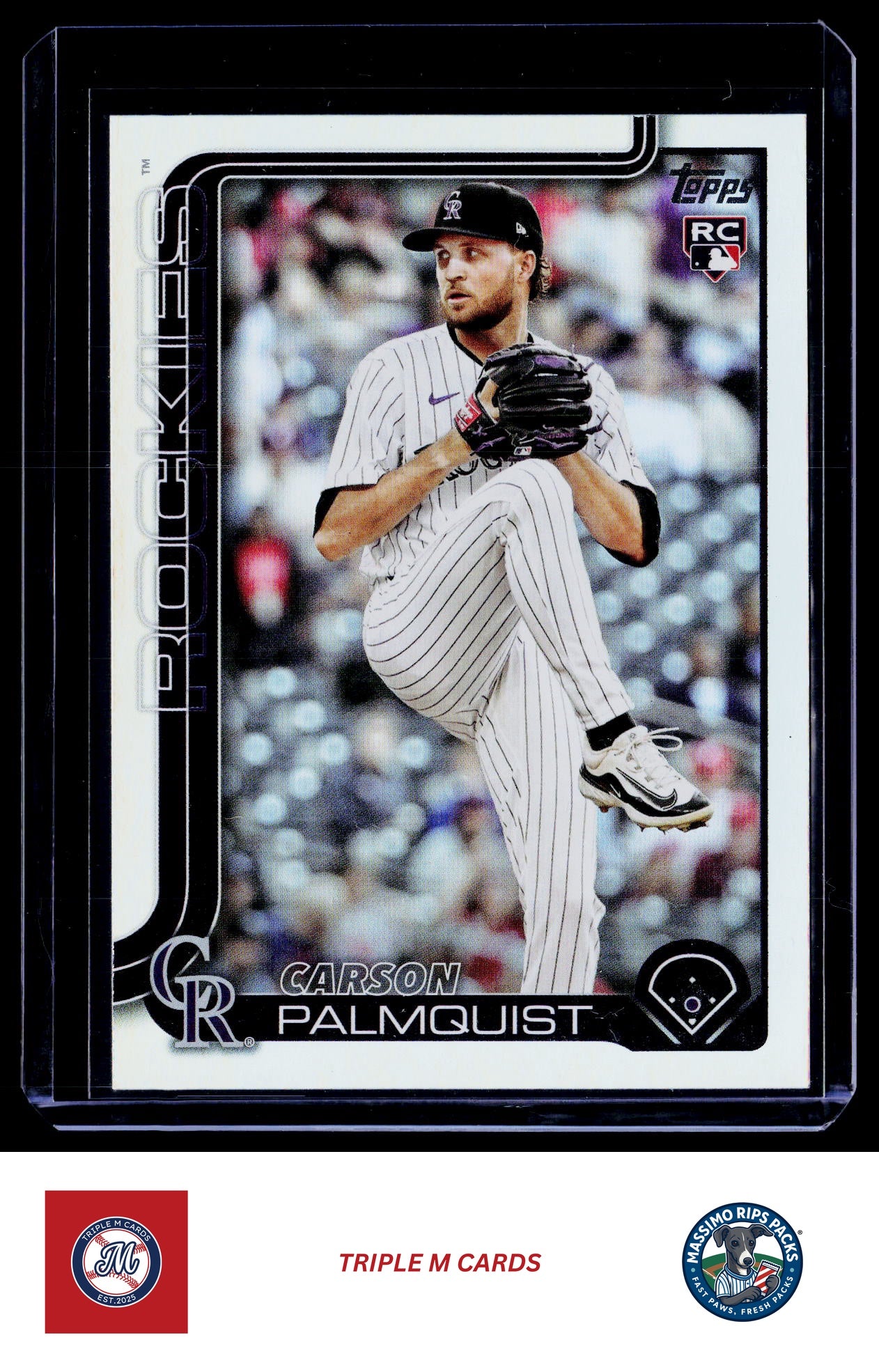 2025 Topps Update #US321 Carson Palmquist Holo Foil