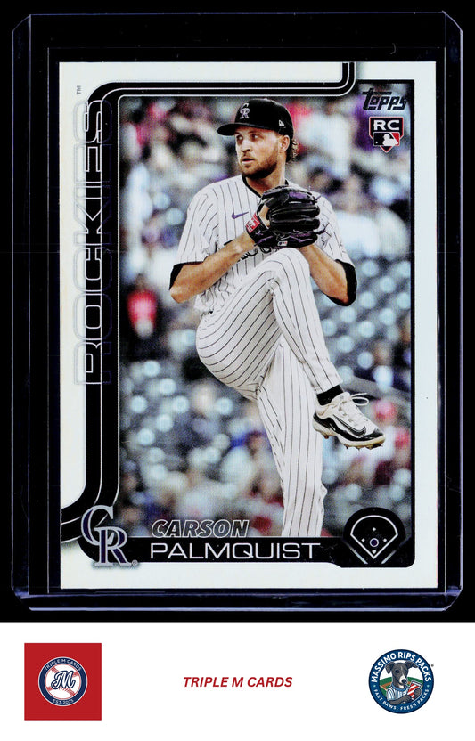 2025 Topps Update #US321 Carson Palmquist Holo Foil