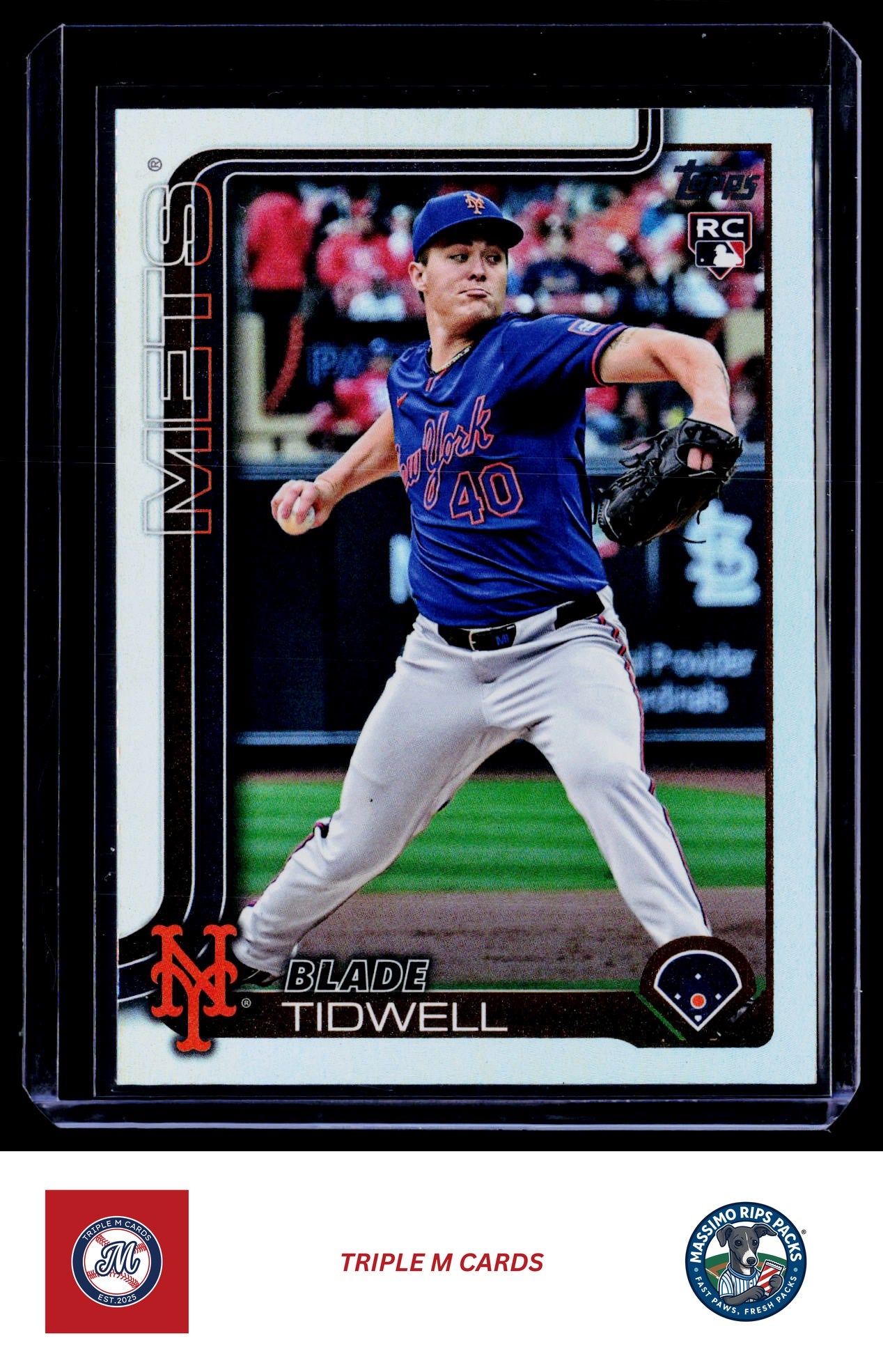 2025 Topps Update #US22 Blade Tidwell Holo Foil