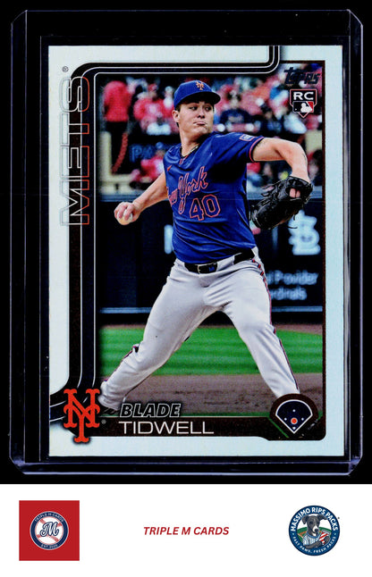 2025 Topps Update #US22 Blade Tidwell Holo Foil