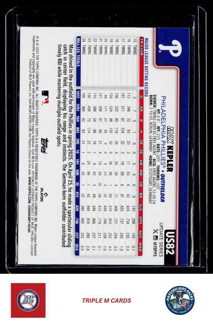 2025 Topps Update #US82 Max Kepler Holo Foil