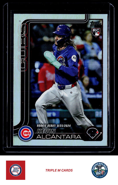 2025 Topps Update #US128 Kevin Alcántara Holo Foil