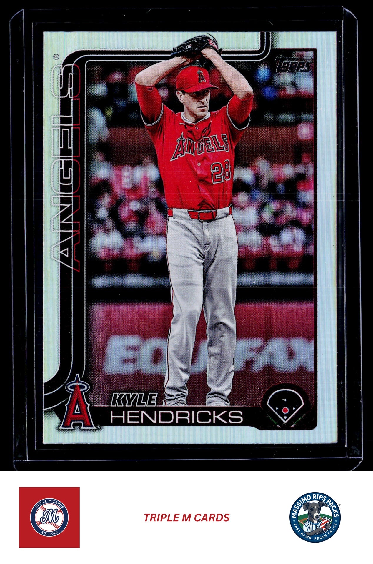 2025 Topps Update #US136 Kyle Hendricks Holo Foil