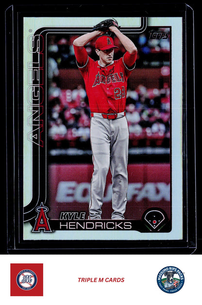 2025 Topps Update #US136 Kyle Hendricks Holo Foil