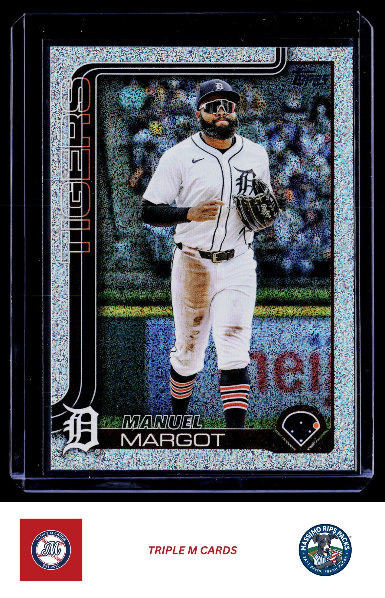 2025 Topps Update #US42 Manuel Margot Sandglitter