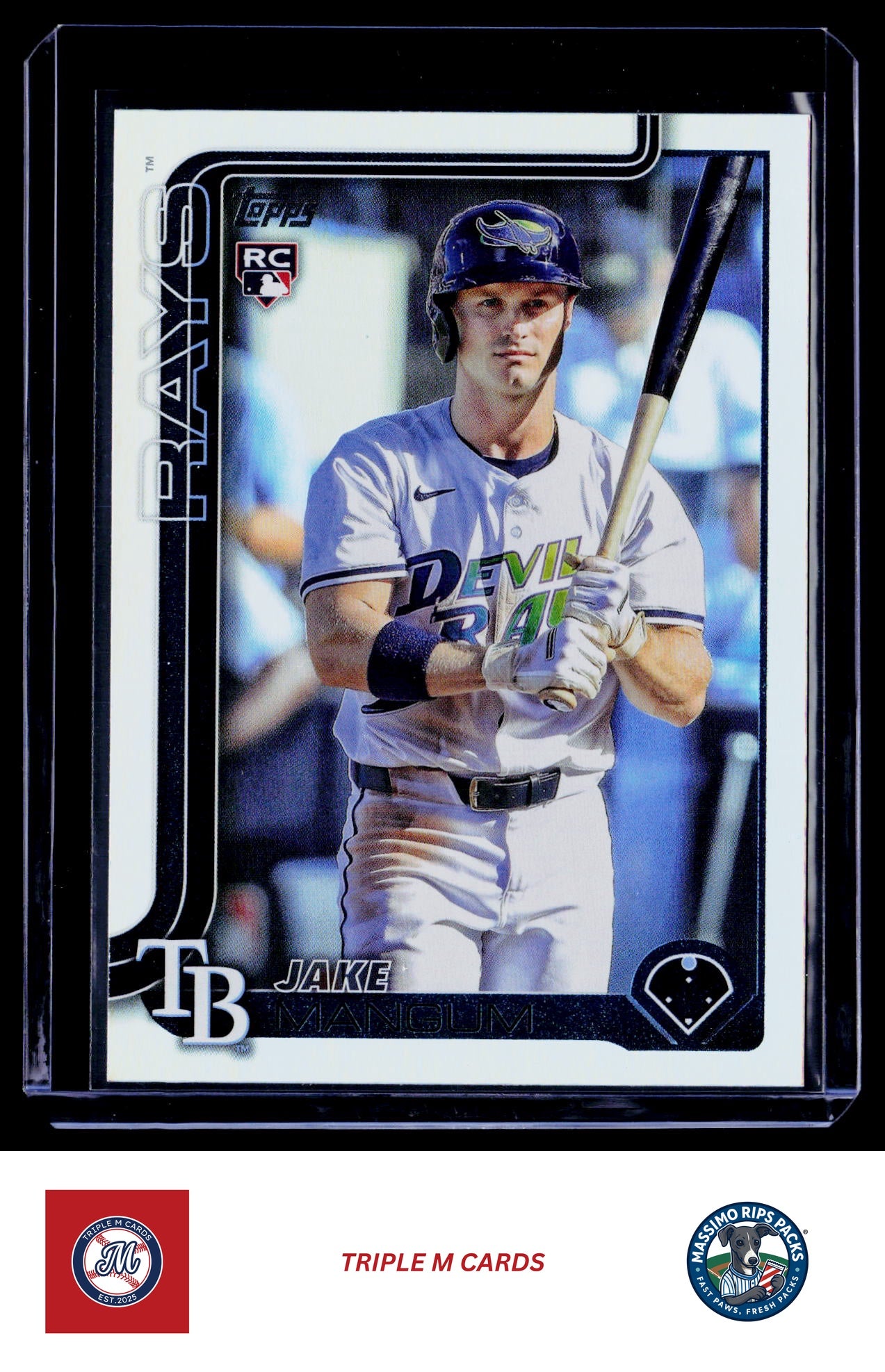 2025 Topps Update #US306 Jake Mangum Holo Foil