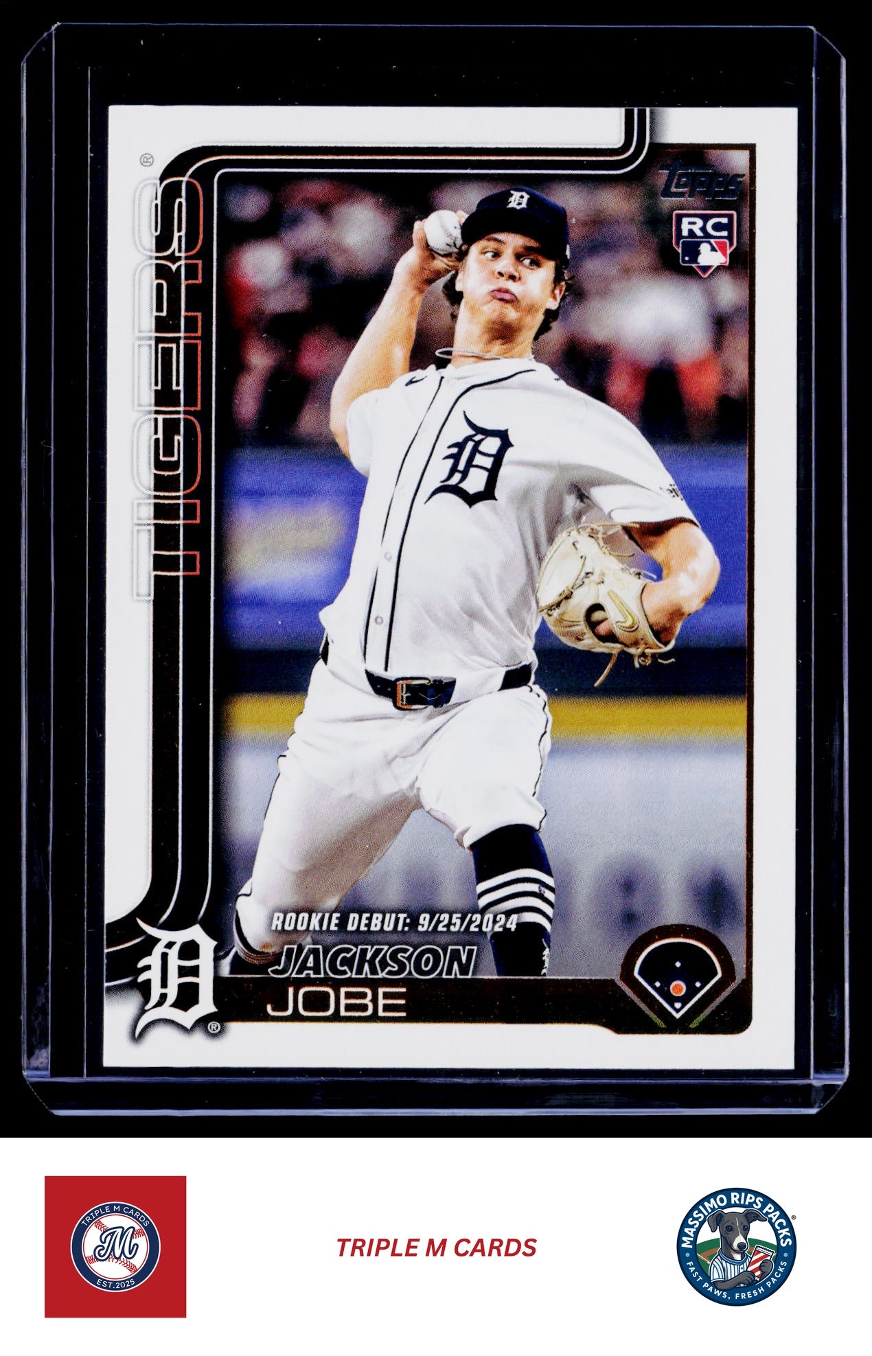2025 Topps Update #US193 Jackson Jobe