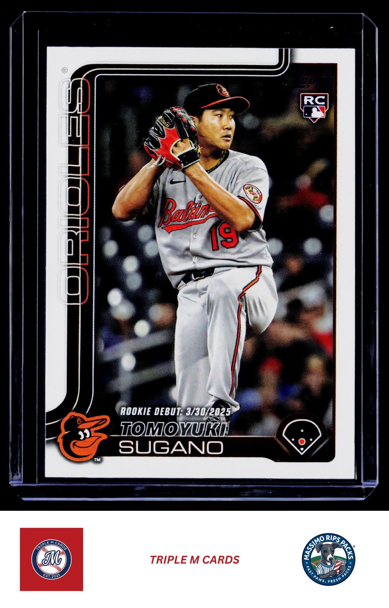 2025 Topps Update #US55 Tomoyuki Sugano