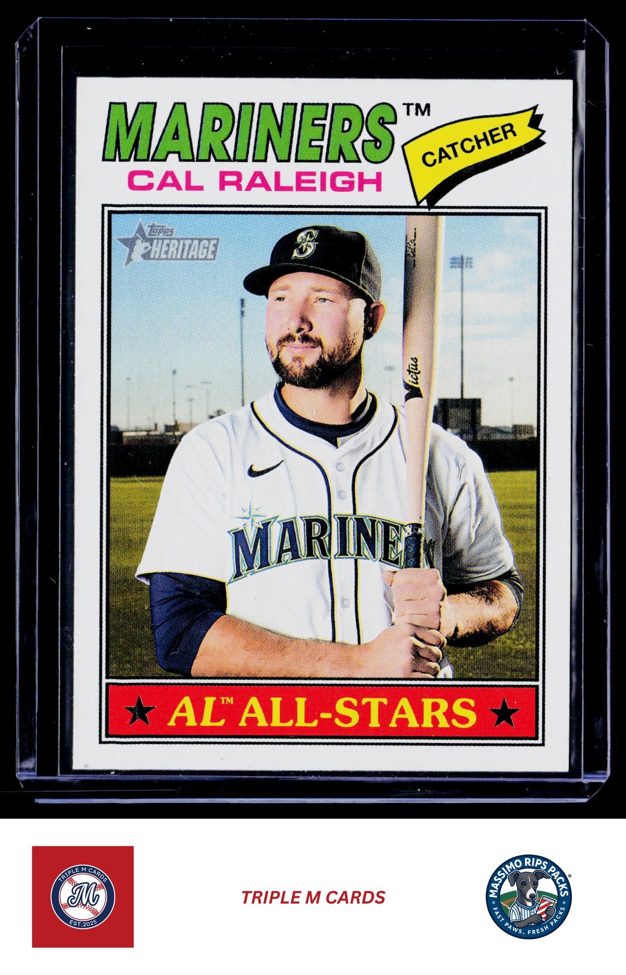 2026 Topps Heritage #269 Cal Raleigh