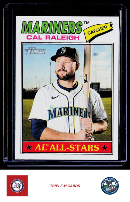 2026 Topps Heritage #269 Cal Raleigh
