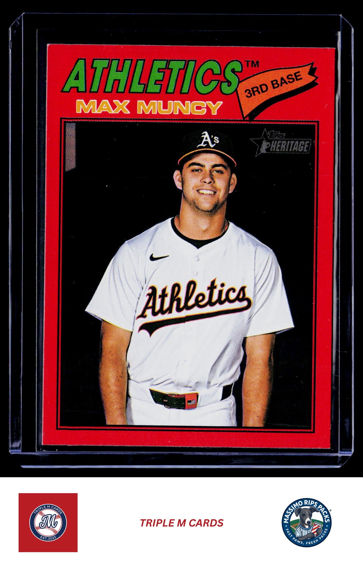 2026 Topps Heritage #105 Max Muncy Red