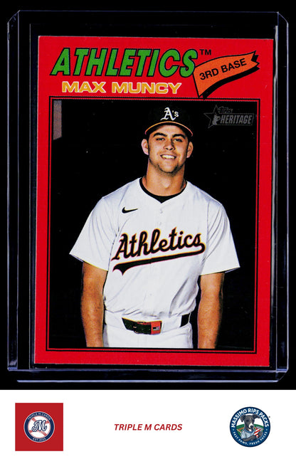 2026 Topps Heritage #105 Max Muncy Red