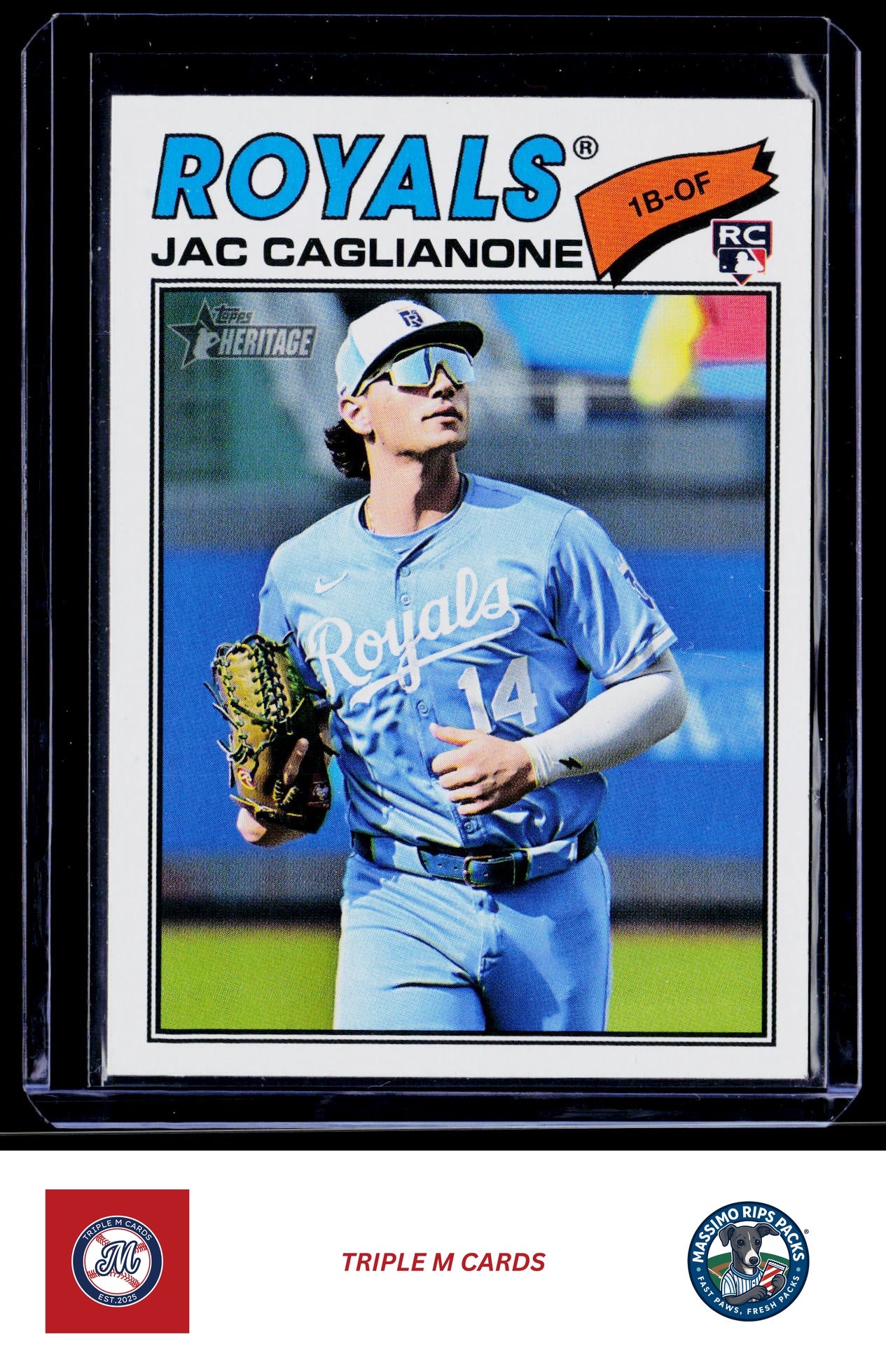 2026 Topps Heritage #136 Jac Caglianone