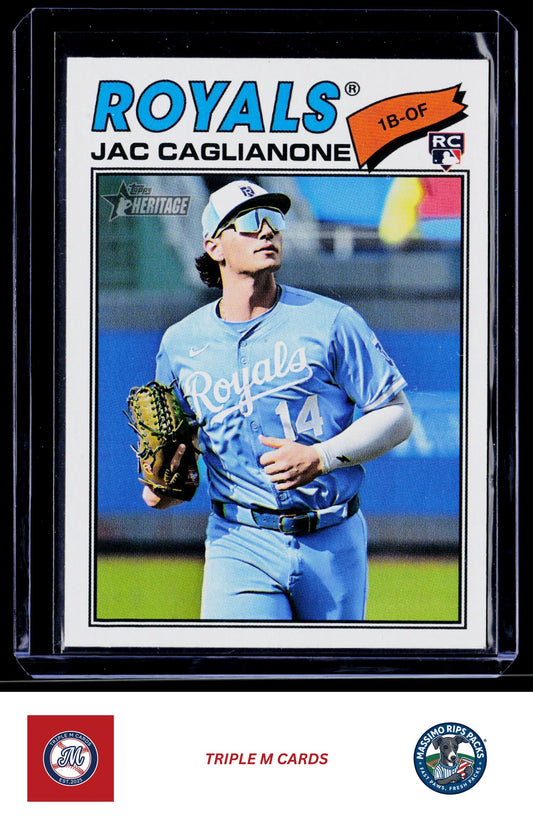 2026 Topps Heritage #136 Jac Caglianone