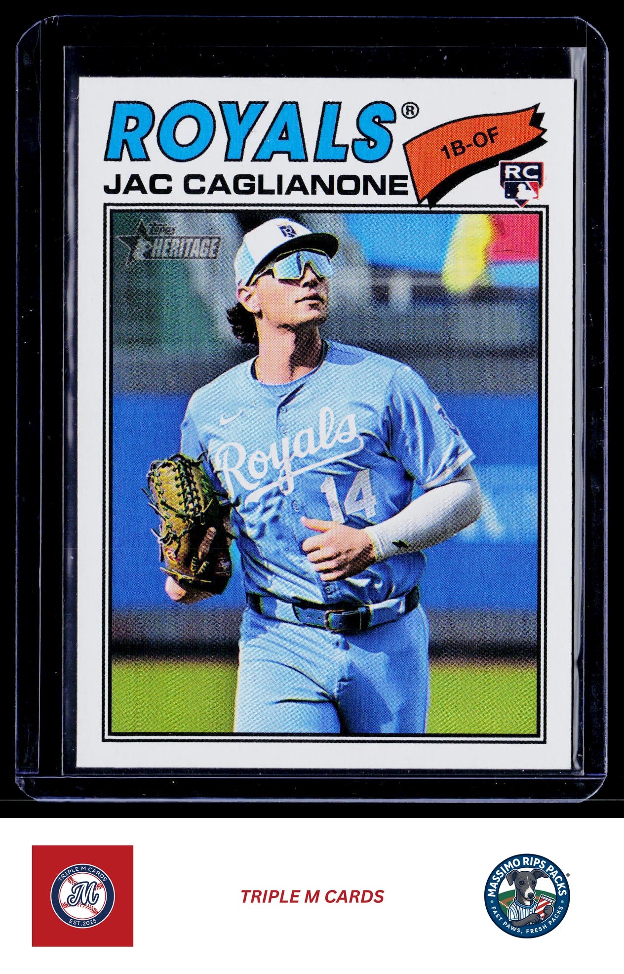 2026 Topps Heritage #136 Jac Caglianone