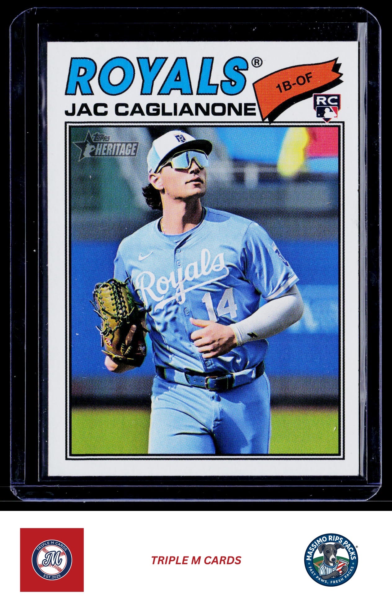 2026 Topps Heritage #136 Jac Caglianone