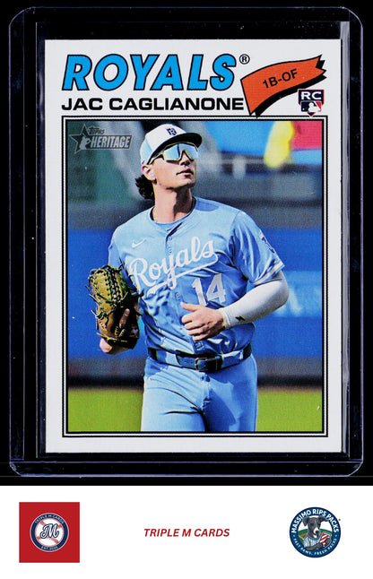 2026 Topps Heritage #136 Jac Caglianone