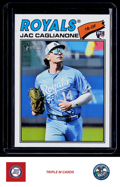 2026 Topps Heritage #136 Jac Caglianone