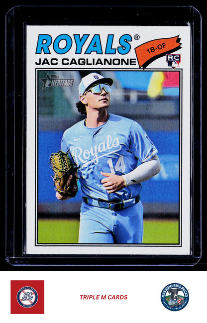 2026 Topps Heritage #136 Jac Caglianone