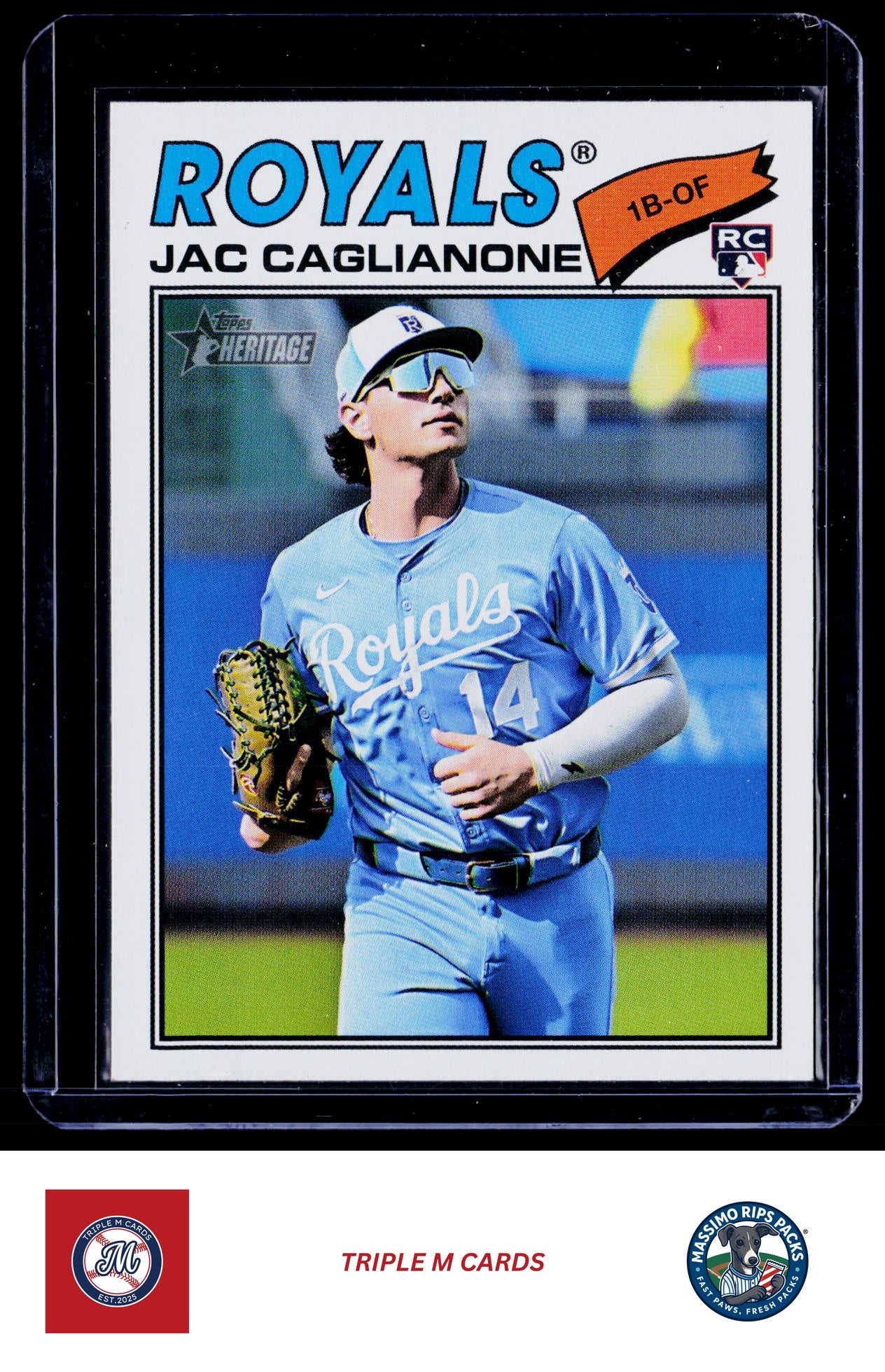 2026 Topps Heritage #136 Jac Caglianone