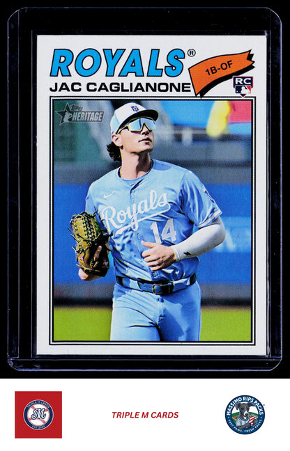 2026 Topps Heritage #136 Jac Caglianone