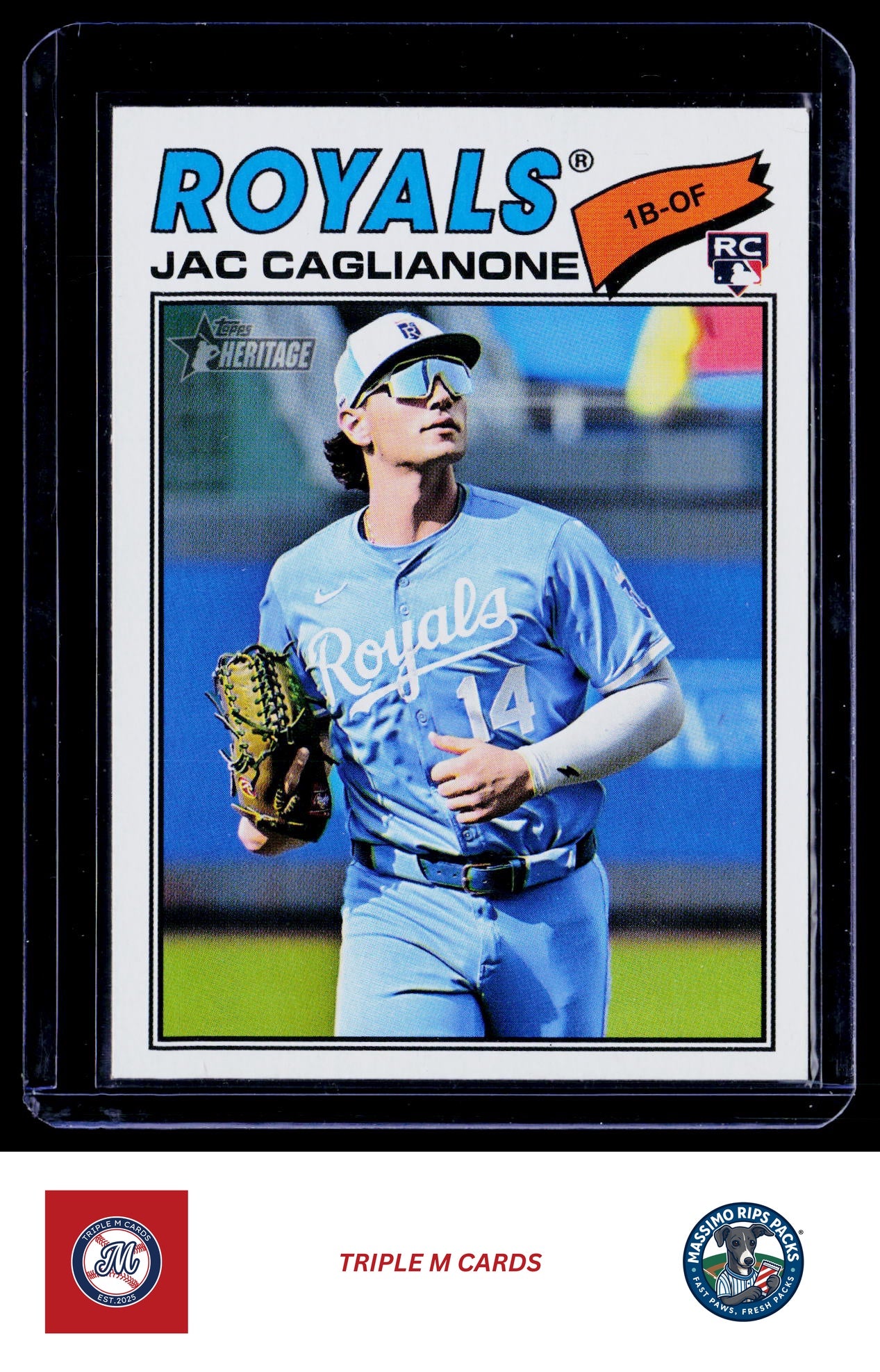 2026 Topps Heritage #136 Jac Caglianone