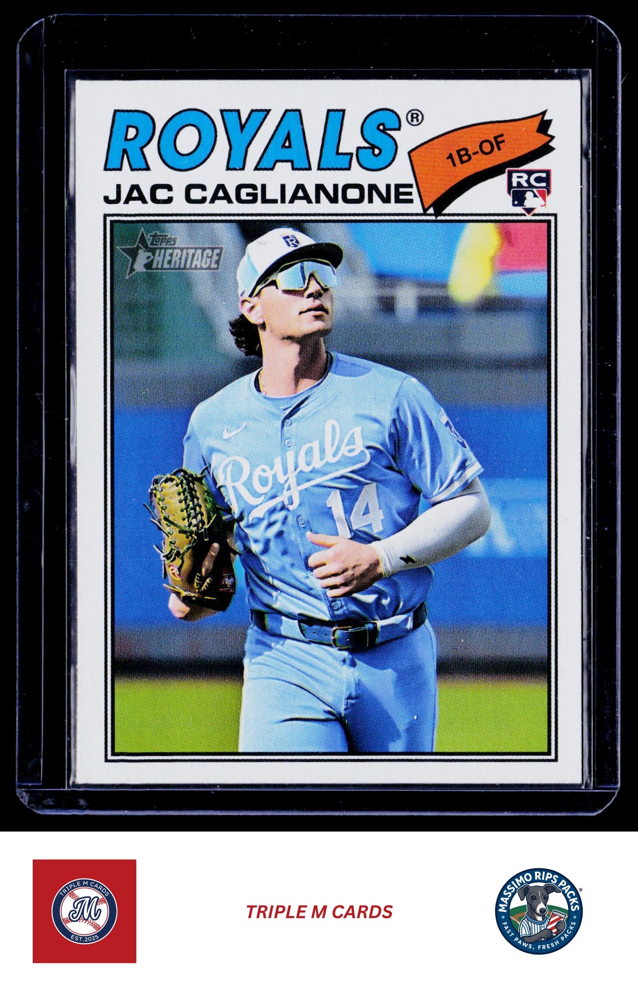 2026 Topps Heritage #136 Jac Caglianone