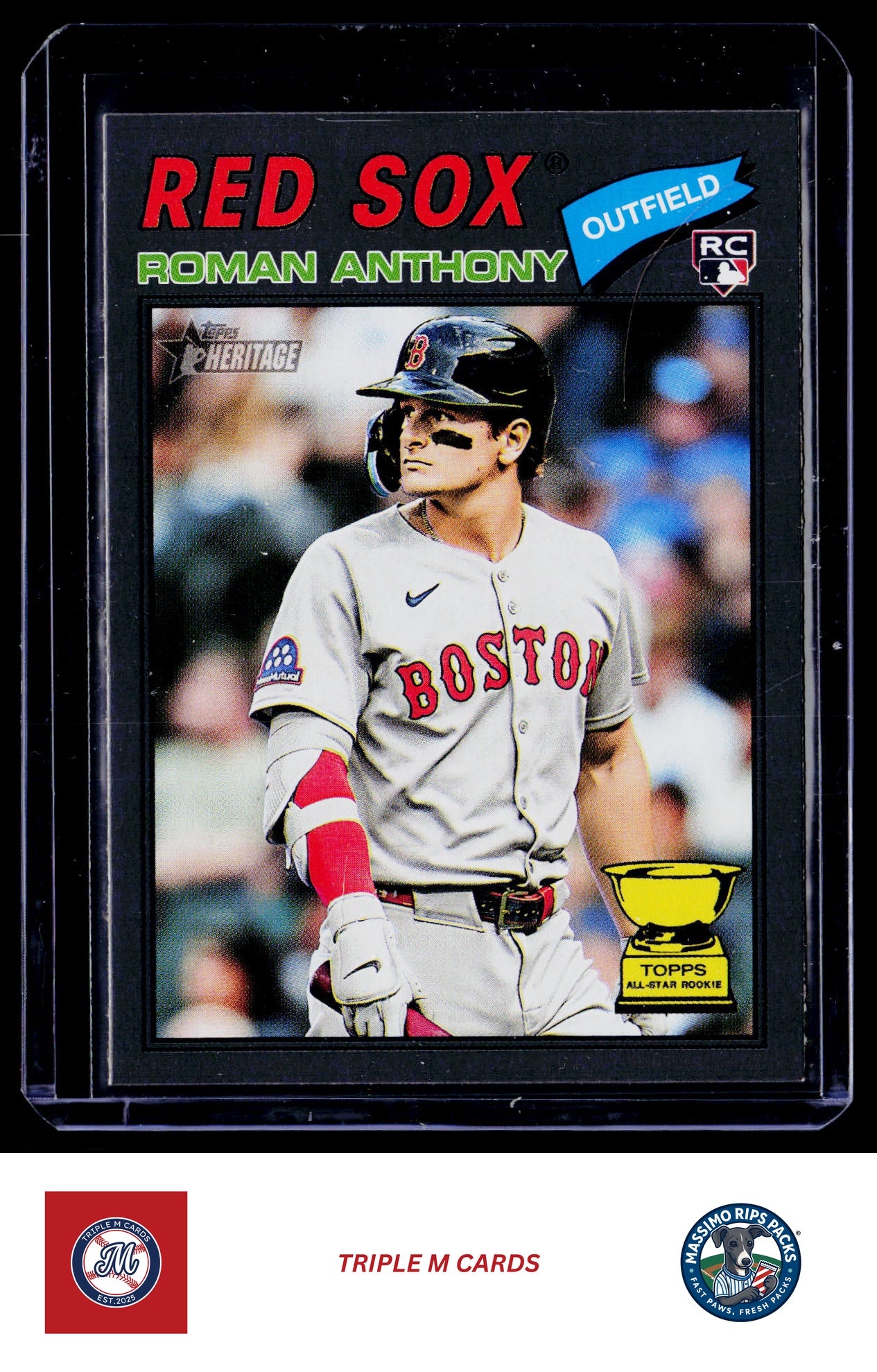 2026 Topps Heritage #86 Roman Anthony Dark Gray