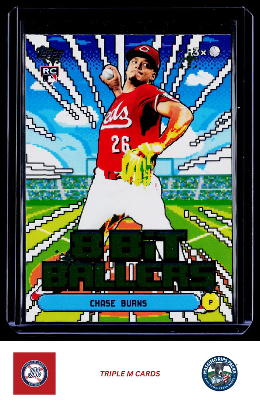 2026 Topps #8B-3 Chase Burns 8 Bit Ballers