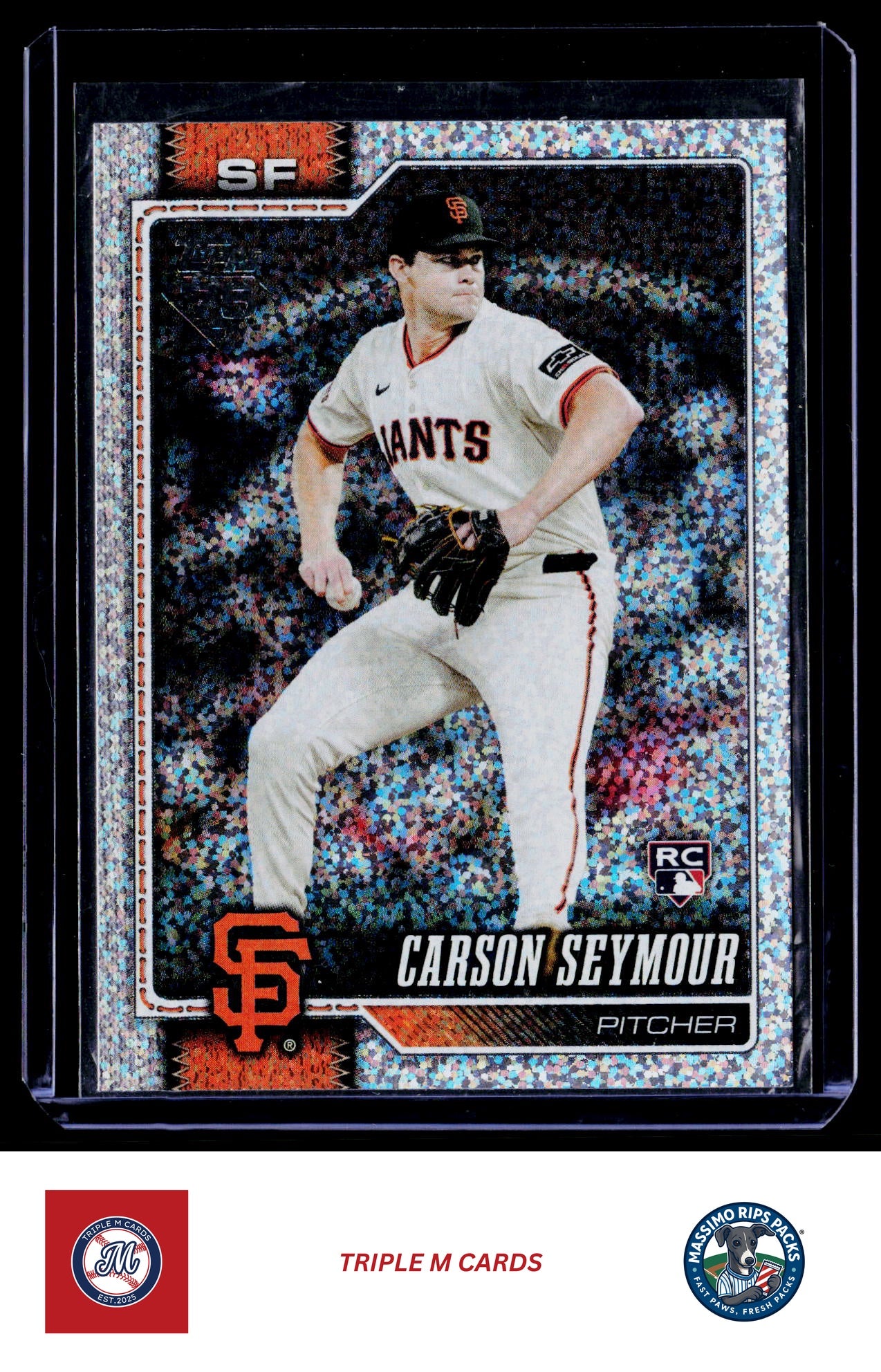 2026 Topps #112 Carson Seymour Rainbow Foil